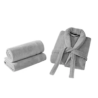 Christian Siriano NY® Zero Twist Textured Bath Gift Set White