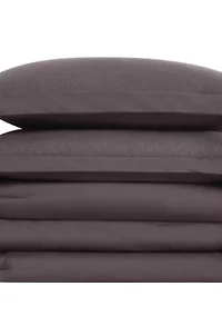 Brooklyn Loom Solid 100% Linen Comforter Set