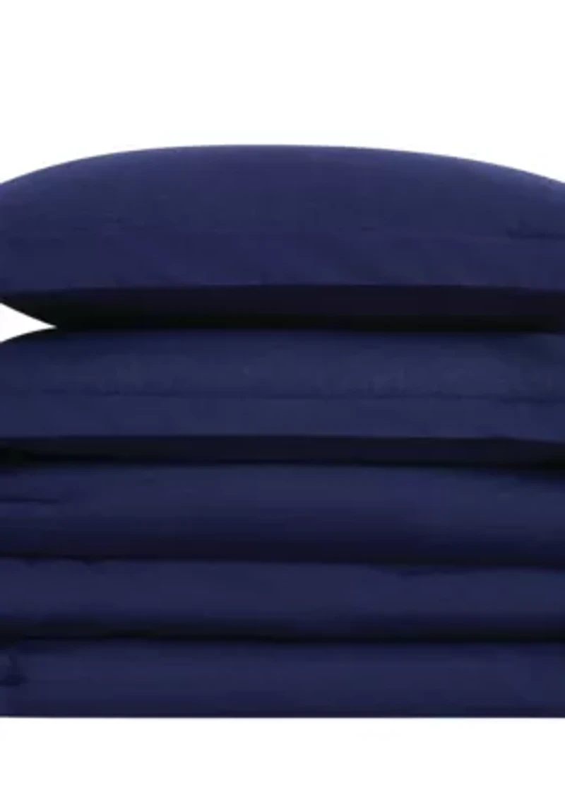 Brooklyn Loom Solid 100% Linen Comforter Set