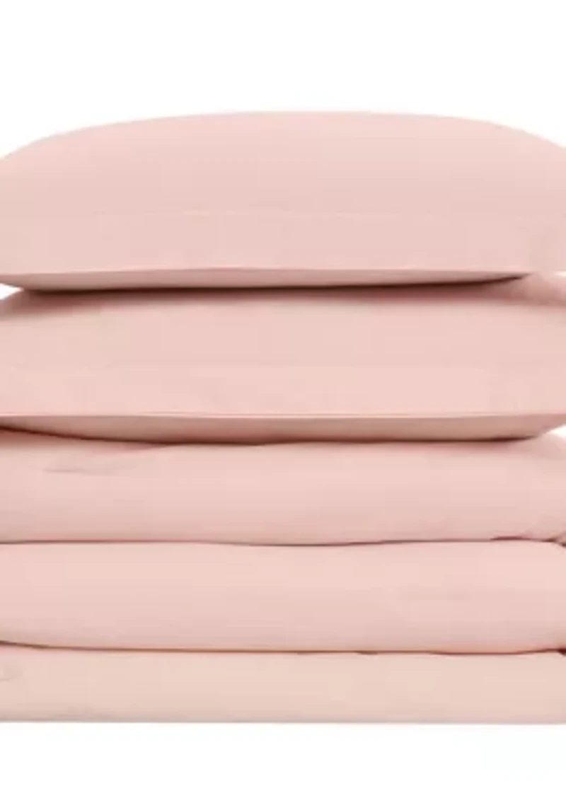 Brooklyn Loom Solid 100% Linen Comforter Set