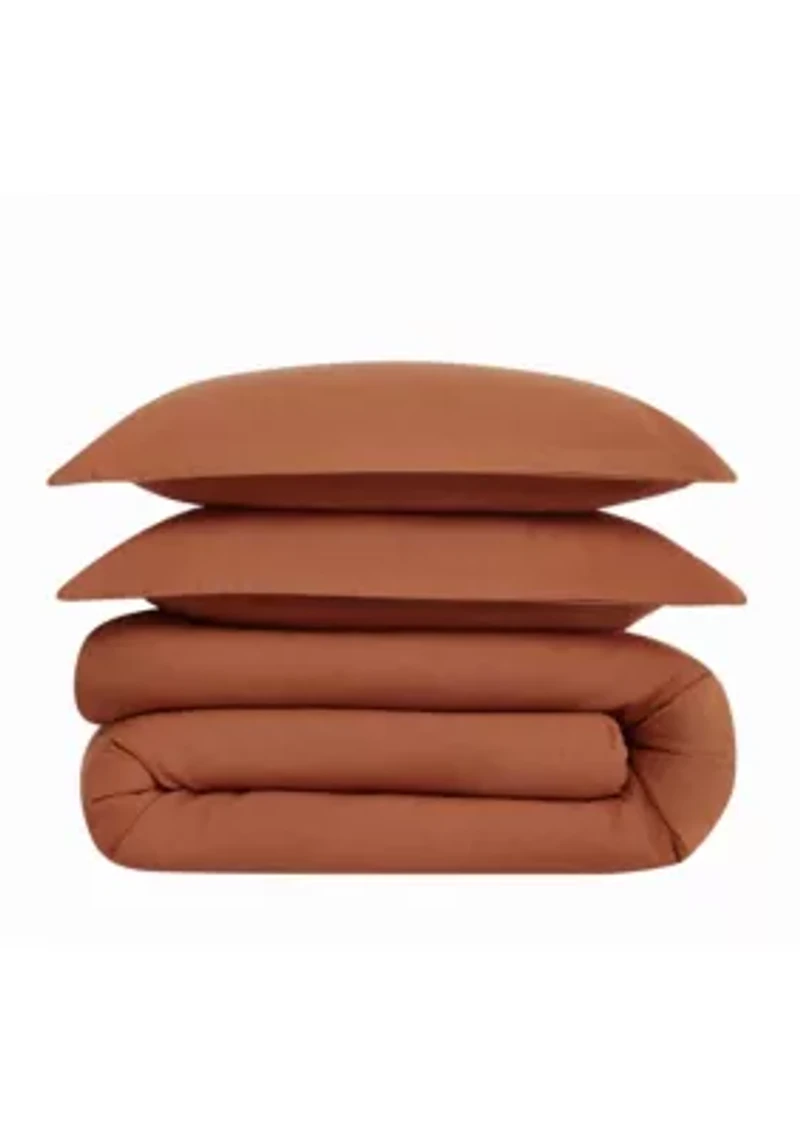 Brooklyn Loom Solid 100% Linen Comforter Set