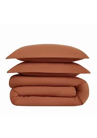 Brooklyn Loom Solid 100% Linen Comforter Set