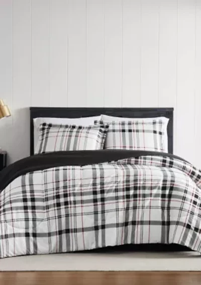 London Fog Charlotte Plaid Comforter Set