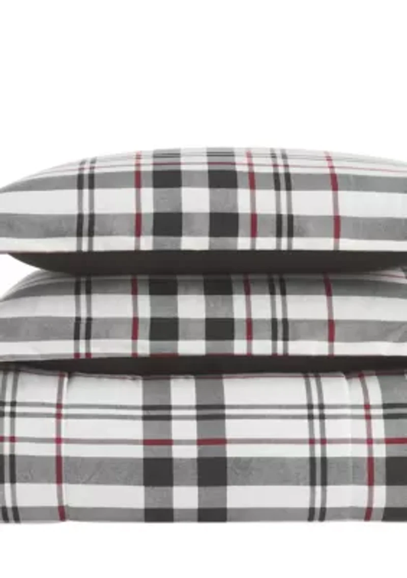 London Fog Charlotte Plaid Comforter Set