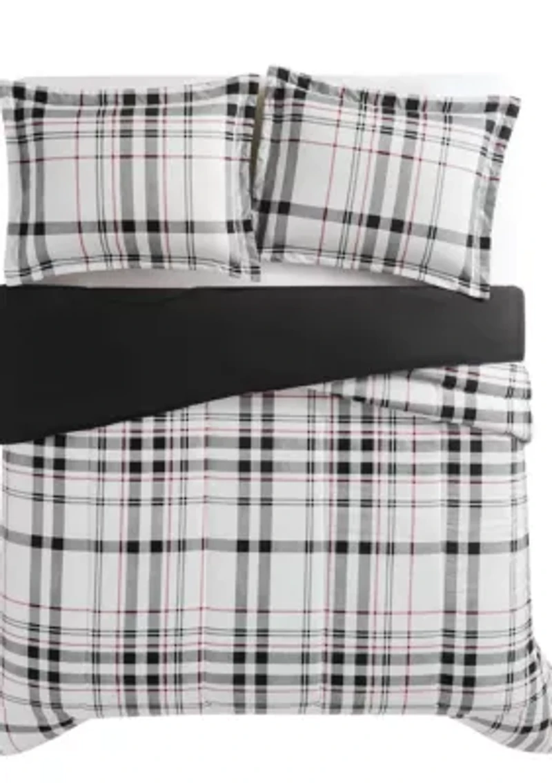 London Fog Charlotte Plaid Comforter Set