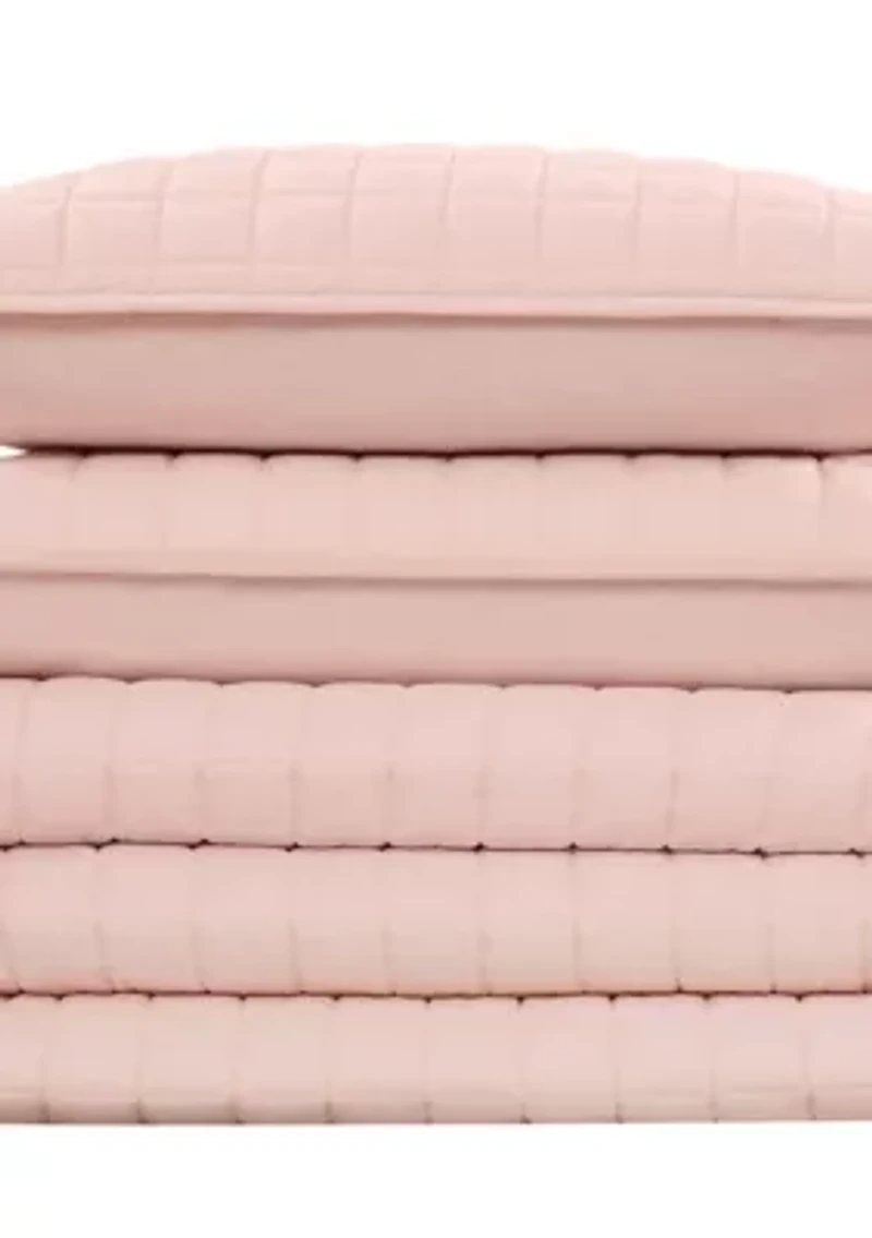 Brooklyn Loom Solid 100% Linen Quilt Set