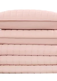 Brooklyn Loom Solid 100% Linen Quilt Set