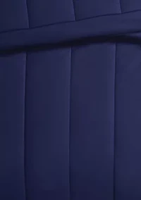 Brooklyn Loom Solid Cotton Percale Navy Twin/Twin XL 2 Piece Comforter Set