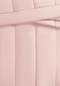 Brooklyn Loom Solid Cotton Percale Navy Twin/Twin XL 2 Piece Comforter Set