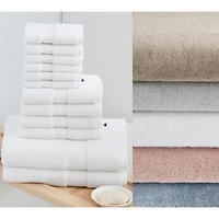 Royal Velvet Turkish Cotton 2 Pack Blue Bath Towel