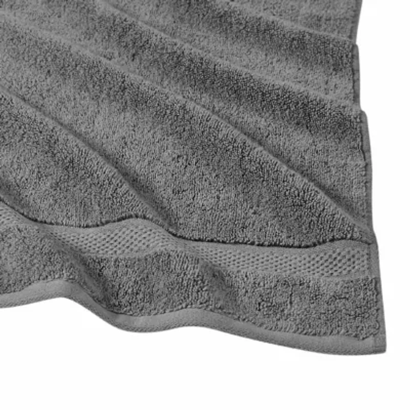 Vince Camuto Classic Solid Grey 6 Piece Towel Set