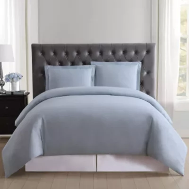 Truly Soft Everyday 4 Piece Full/Queen Removeable Cover Comforter Set Grey
