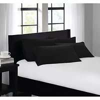Truly Soft Everyday Black 4 Pack King Pillowcase