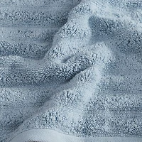 Borghese Roma Ribbed Zero Twist White 6 Piece Towel Set