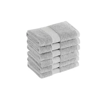 Royal Velvet Turkish Cotton 6 Pack White Wash Cloth