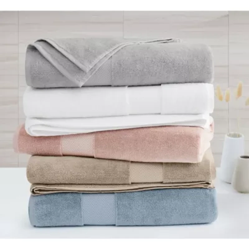 Borghese Roma Oversized Luxe Turkish Cotton 6 Piece Towel Set Blue