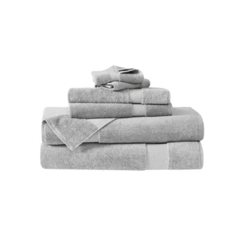 Borghese Roma Oversized Luxe Turkish Cotton 6 Piece Towel Set Blush