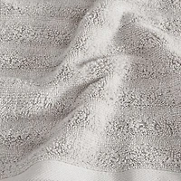 Christian Siriano NY Textured Zero Twist White 6 Piece Towel Set