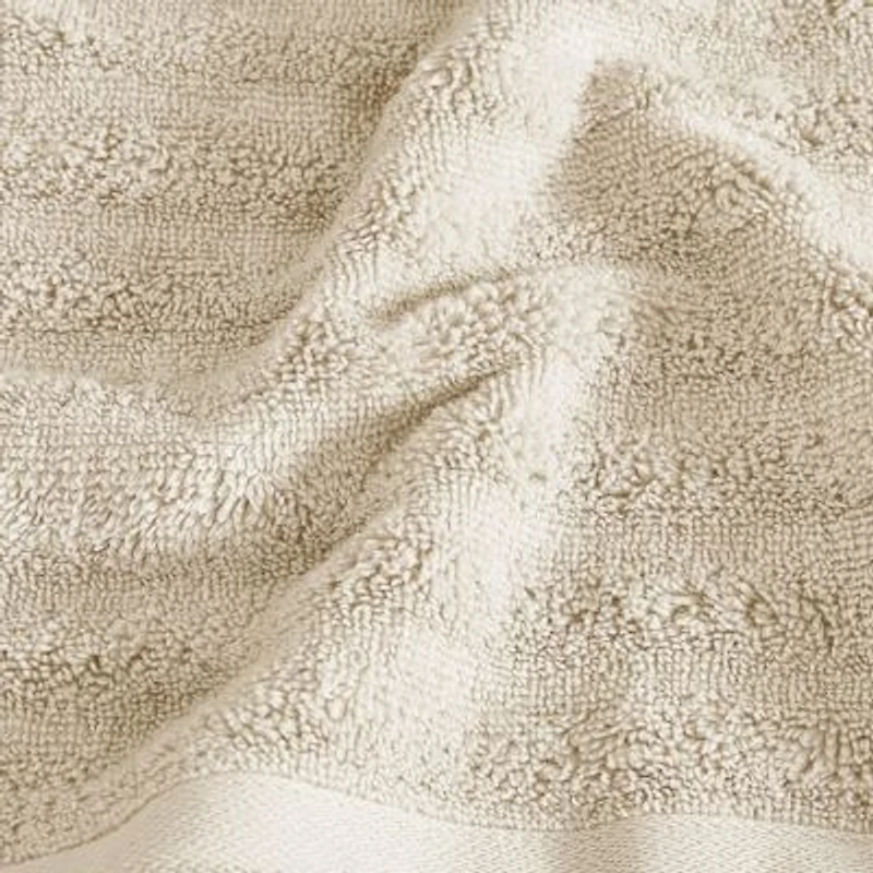 Christian Siriano NY Textured Zero Twist Grey 6 Piece Towel Set