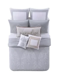 Tropical Plantation Toile Comforter Set