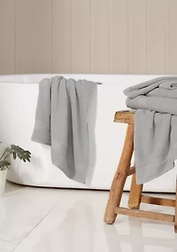 Truly Soft Quick Dry Blue 6 Piece Towel Set