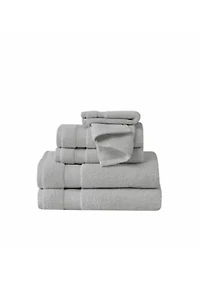 Truly Soft Quick Dry Blue 6 Piece Towel Set
