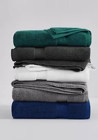 Truly Soft Cloud Solid Black 6 Piece Towel Set