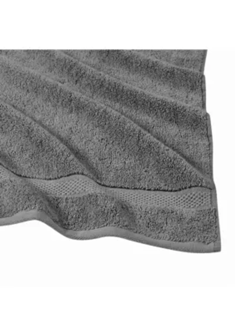 Truly Soft Cloud Solid Black 6 Piece Towel Set