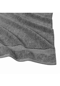 Truly Soft Cloud Solid Black 6 Piece Towel Set