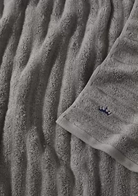 Royal Velvet Textured 6 Piece Towel Set Gray