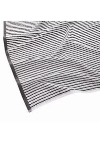 Brooklyn Loom Everyday Jacquard Stripe Rose 14 Piece Towel Set