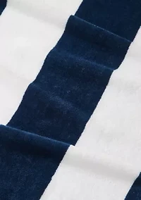 Oceanfront Resort Cabana Stripe Turquoise 2 Pack Beach Towel