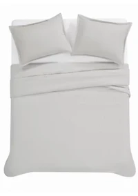 Royal Velvet Olivia Stripe Grey Full/Queen Duvet Set