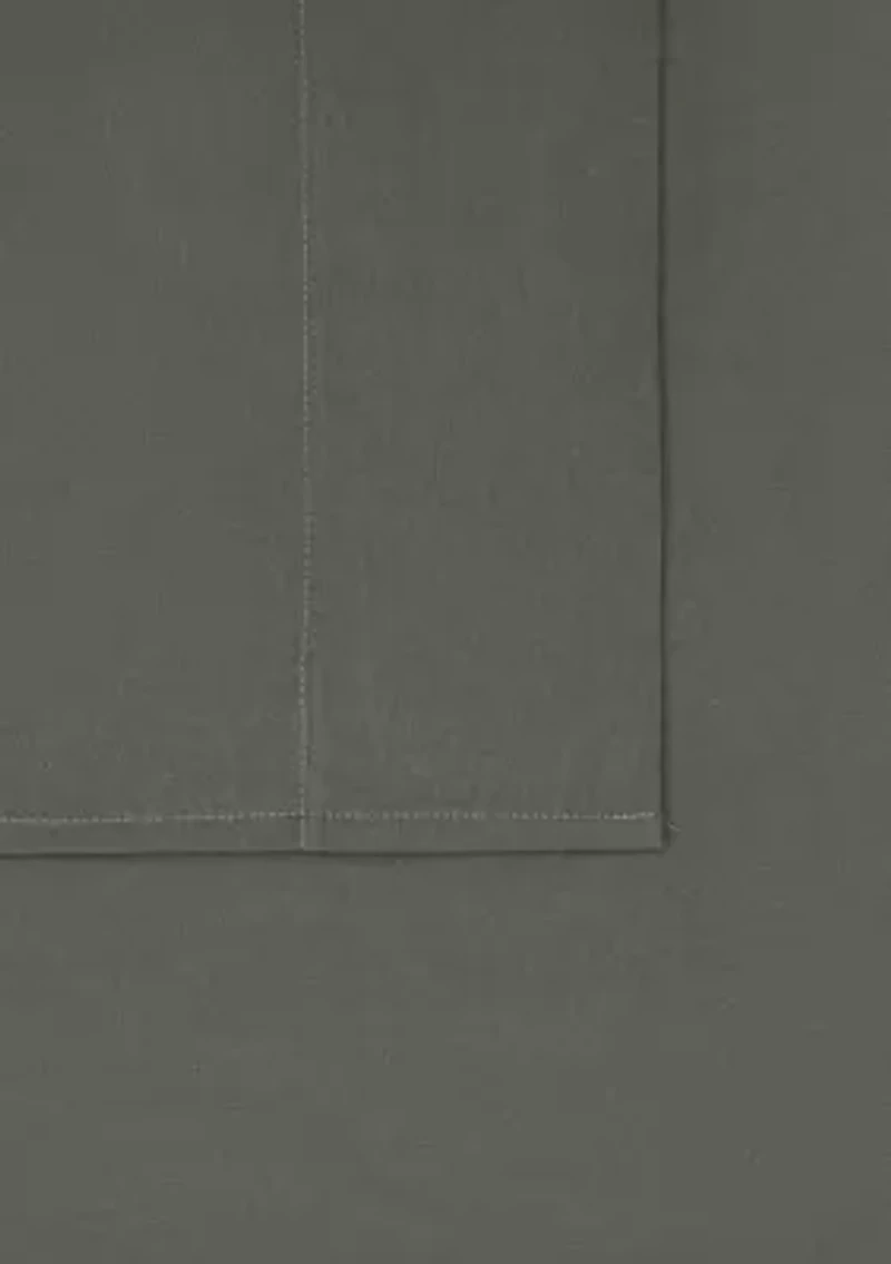 Brooklyn Loom Essential Cotton Blue King 4 Piece Sheet Set