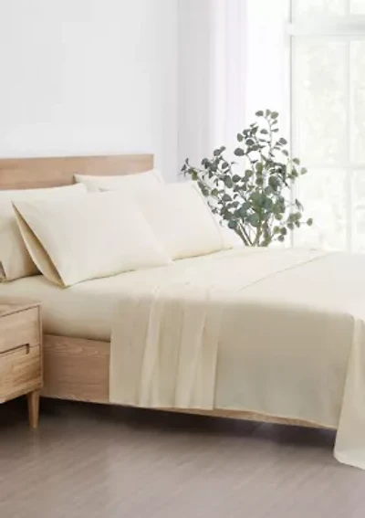 5th Avenue Lux 1200TC CVC Cooling White 7 Piece Split King Sheet Set