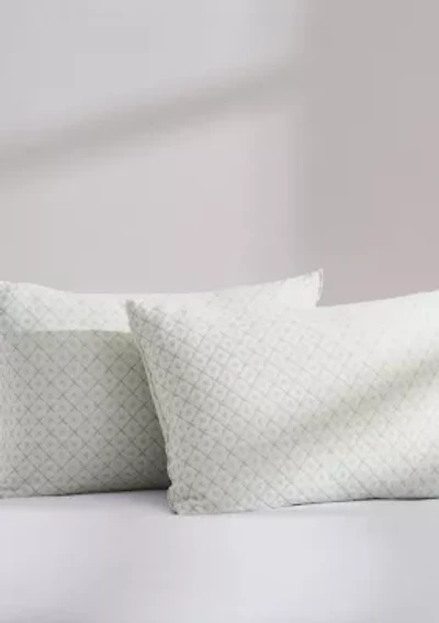 London Fog Bamboo Knit King 2 Pack Pillow