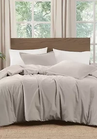 Brooklyn Loom Matte Cotton Velvet Duvet Set