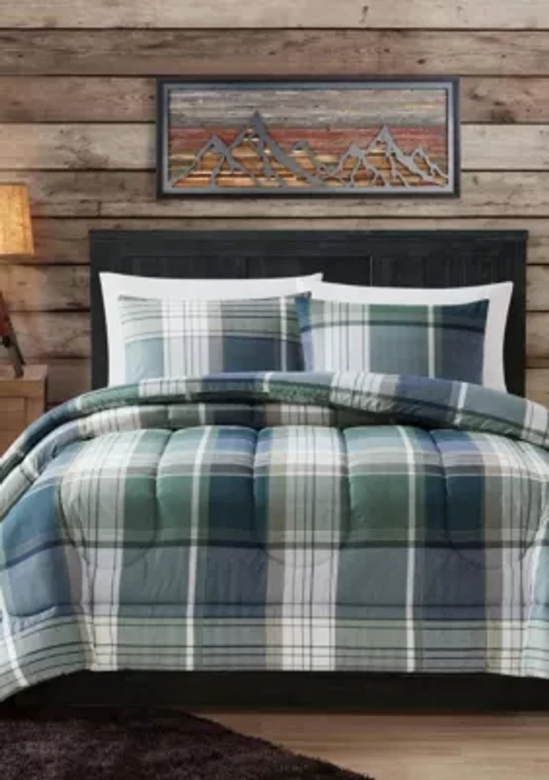 London Fog Duke Plaid Comforter Set