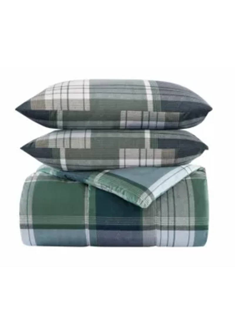 London Fog Duke Plaid Comforter Set