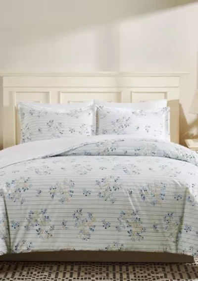 Cottage Classics Emma Floral Duvet Cover Set