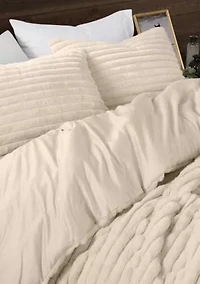 Frye Channel Stitch Velvet Comforter Set