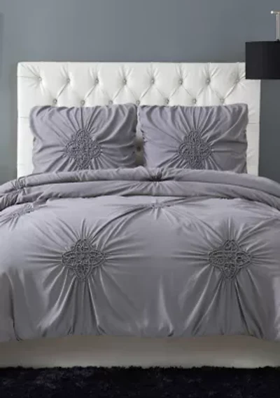 Georgia Rouched Comforter Set