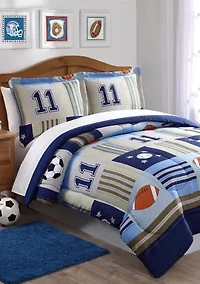 Denim and Khaki Comforter Set