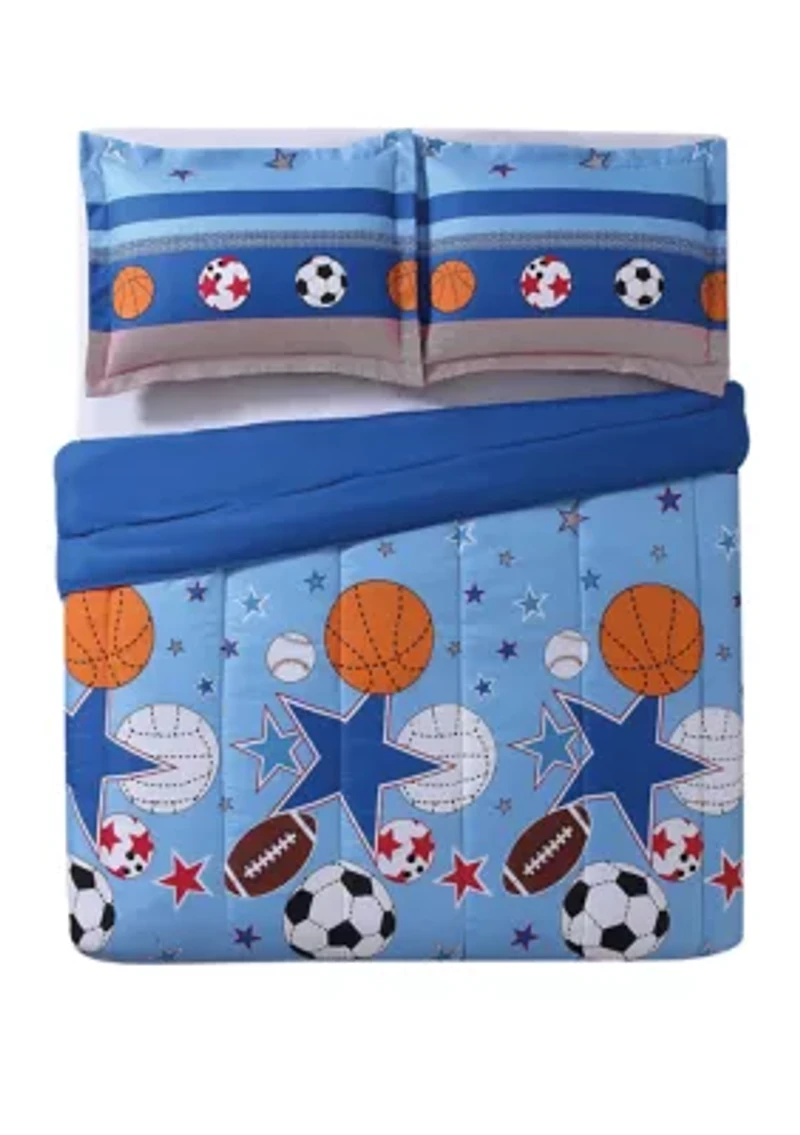 Sports and Stars Comforter Set