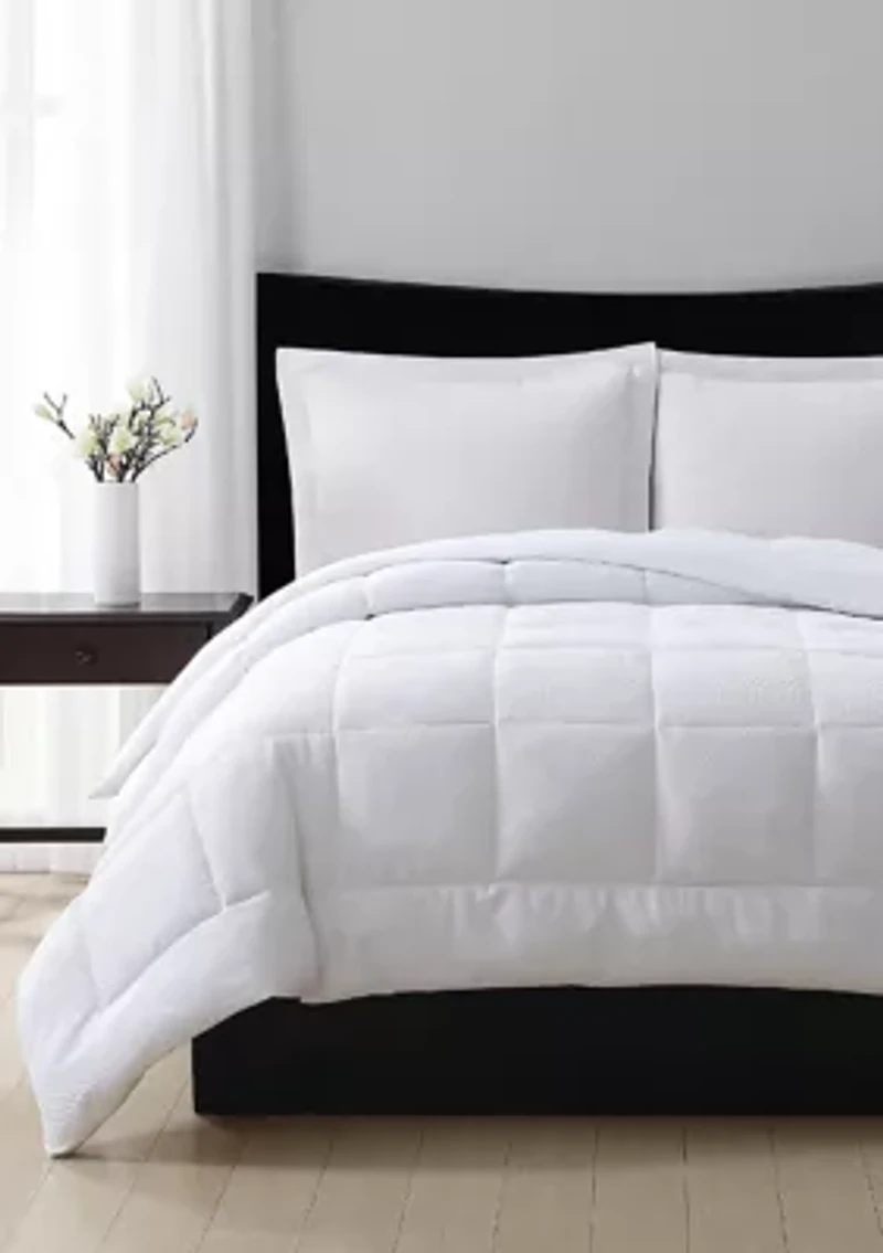 Seersucker Dot Comforter