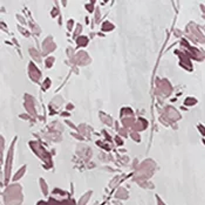 Purple Floral Comforter Set