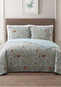 Bedford Blue Full/Queen XL Quilt Set