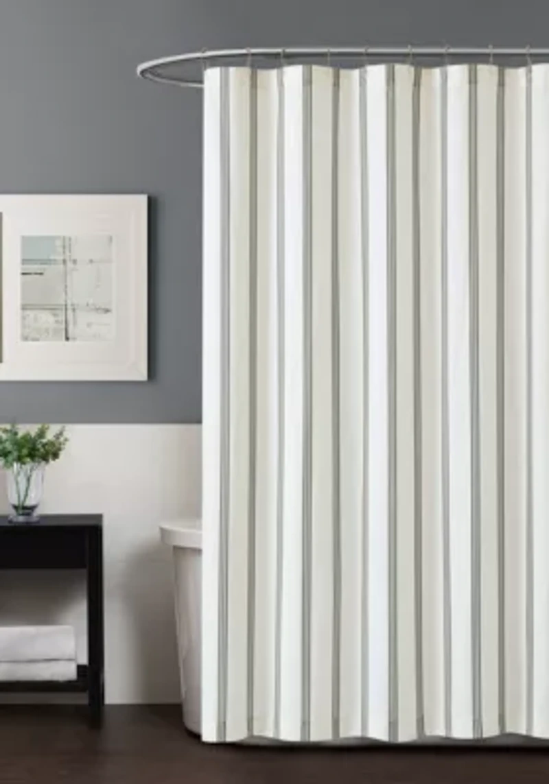 Truly Soft Millenial Stripe Shower Curtain