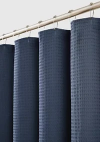 Cannon Heritage Cotton Waffle Shower Curtain