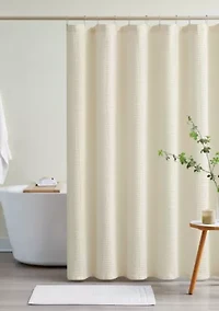Cannon Heritage Cotton Waffle Shower Curtain